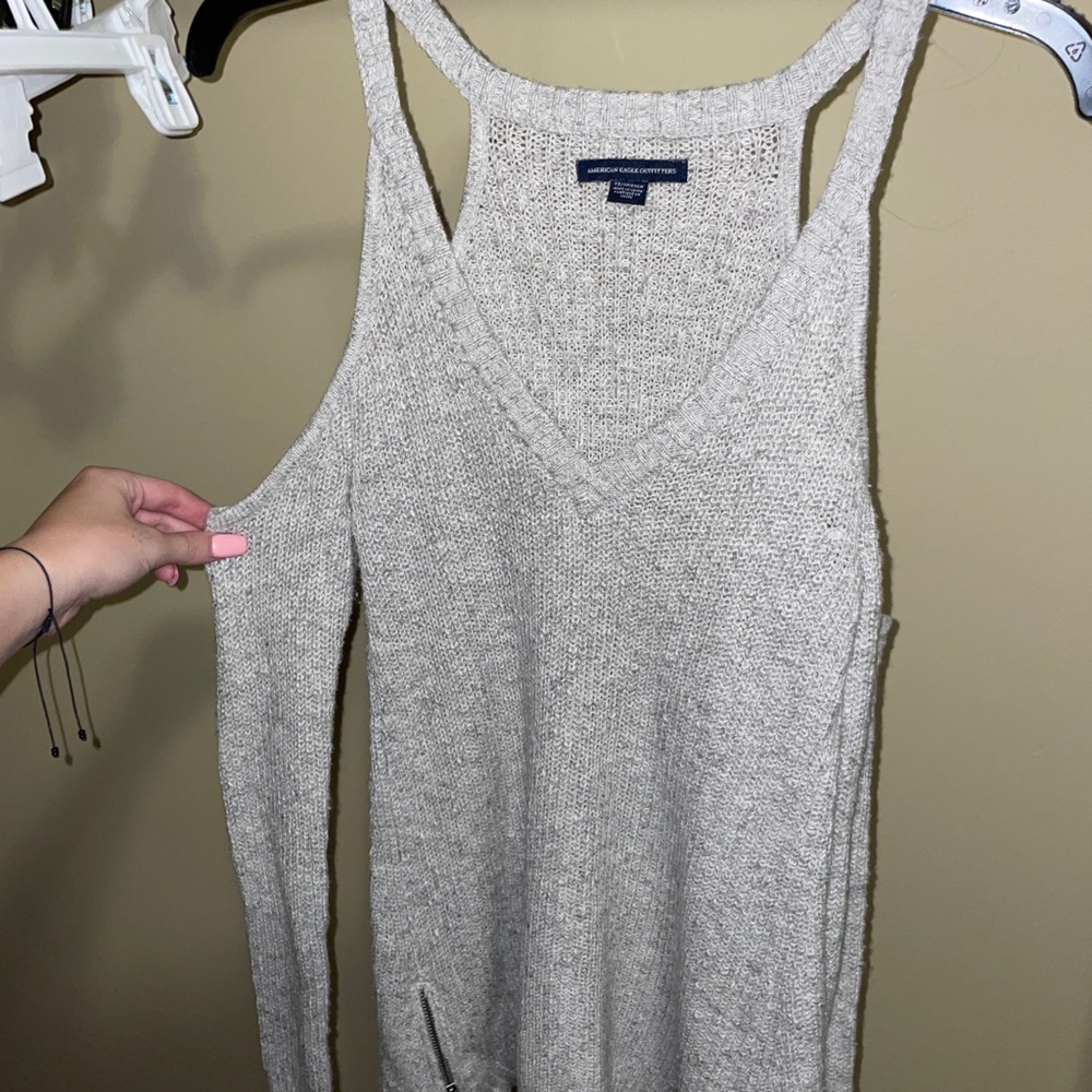 American Eagle Cut Out Hole Sweater